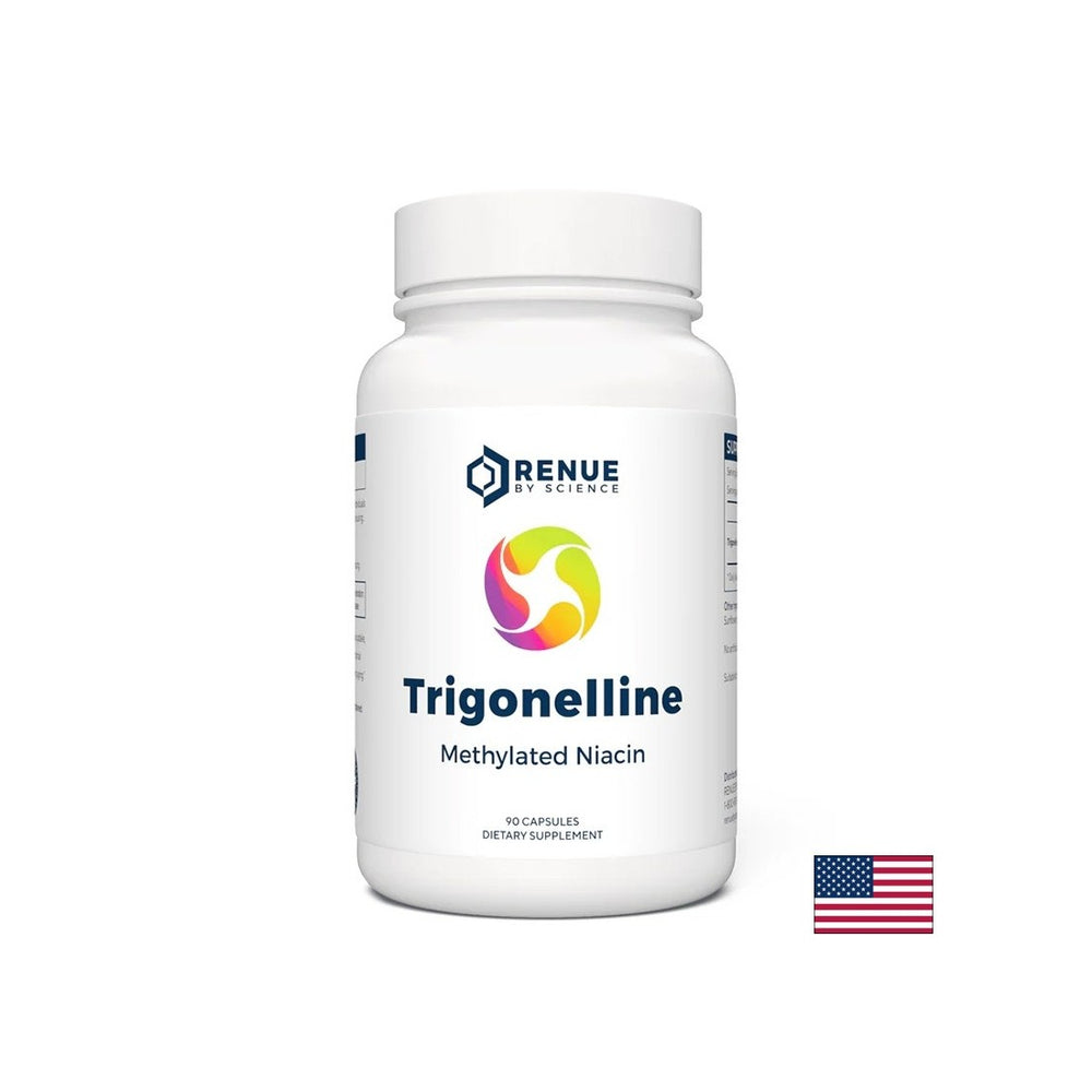 Trigonelline (niacine méthylée) - NAD + Booster - Santé cellulaire, 90 capsules pour 3 mois d'admission