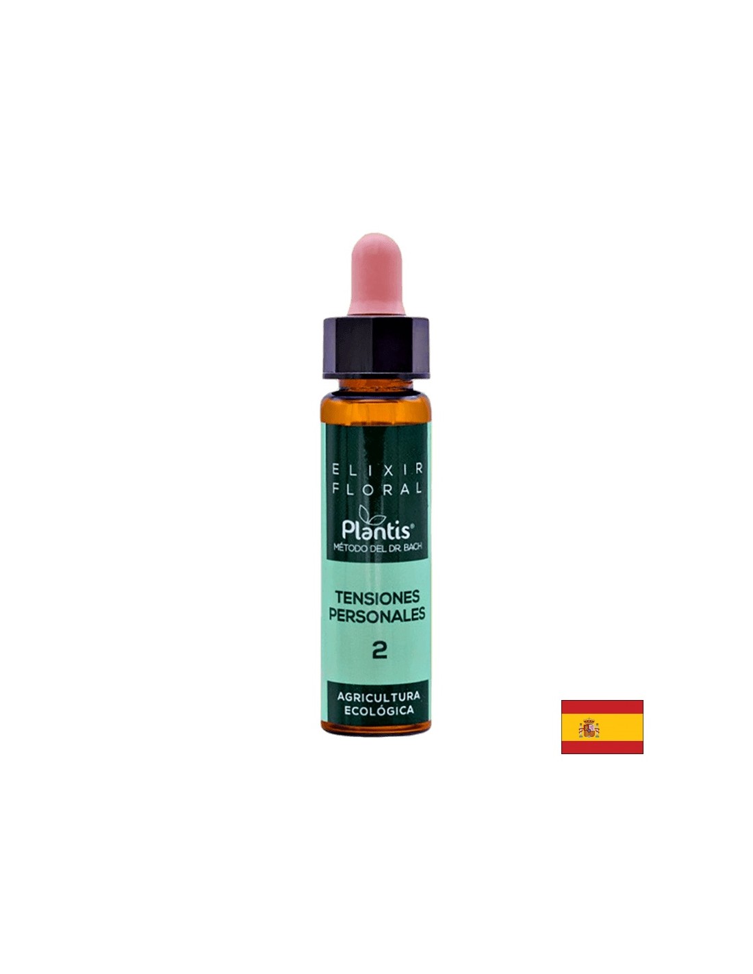 Contre le stress et la tension nerveuse - Elixir de couleur avec des gouttes combinées selon la méthode du Dr Bach, 10 ml