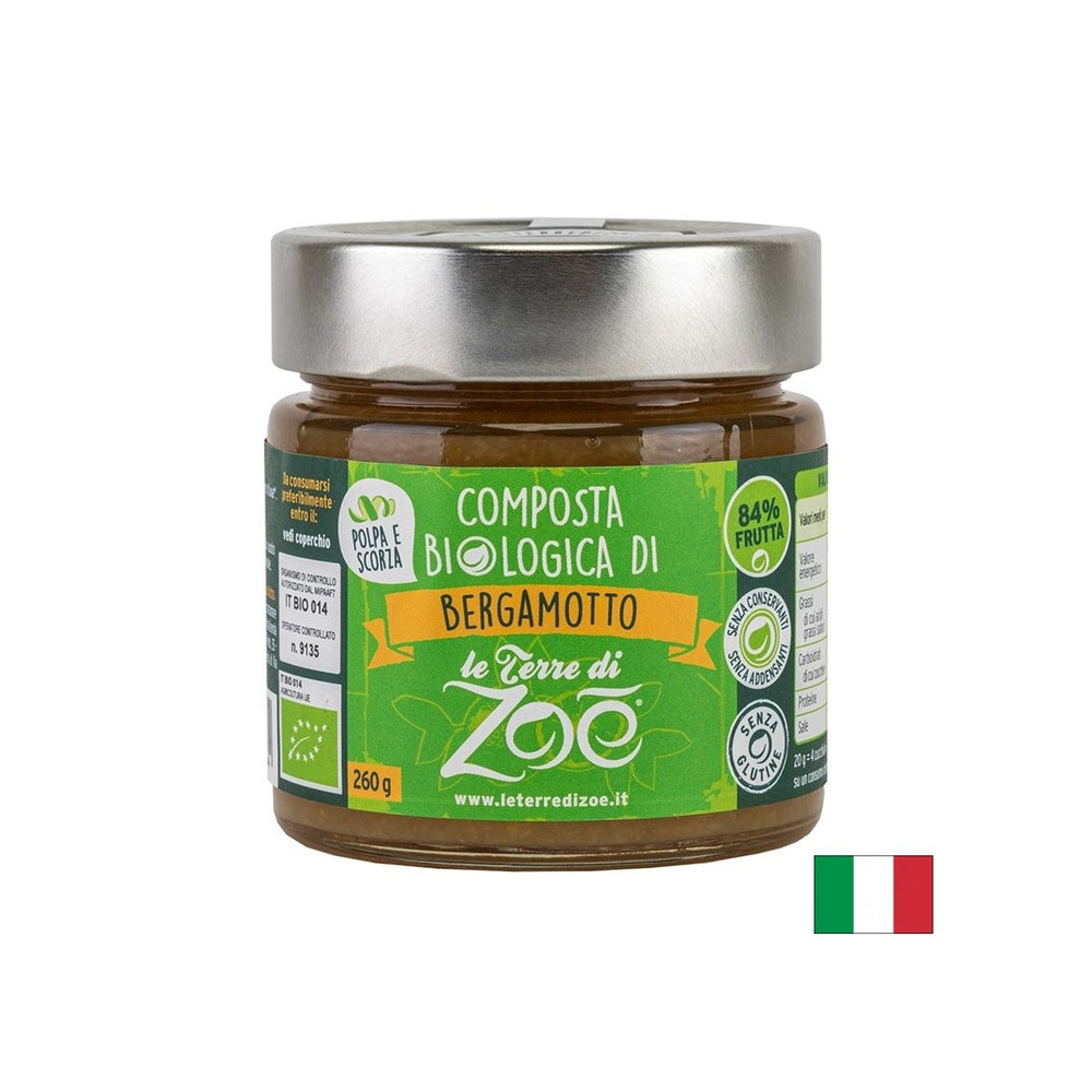 Confiture de bergamote biologique, 260 g