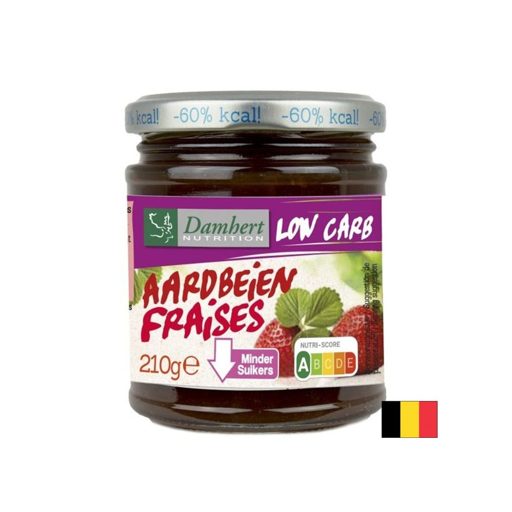 Boule de fraise à faible teneur en sucre et en glucides, 210 g