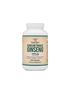 Korean Panax Ginseng - Korean ginseng, 240 capsules Double Wood - Nutra Best Europe