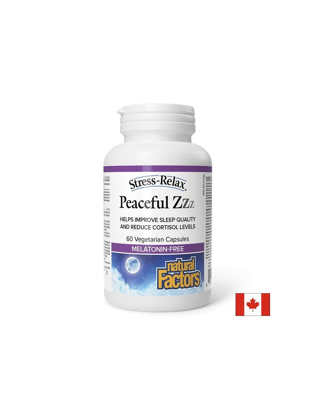 Équilibre du cortisol et stress de sommeil reposant-relax® - sommeil reposant et équilibre hormonal, 60 capsules