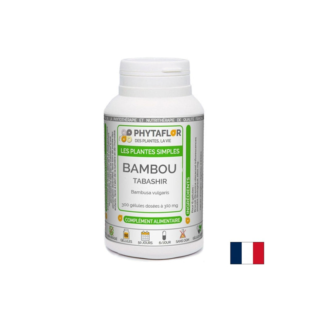 Cheveux et peau - exsudat en bambou, 300 mg x 50 capsules