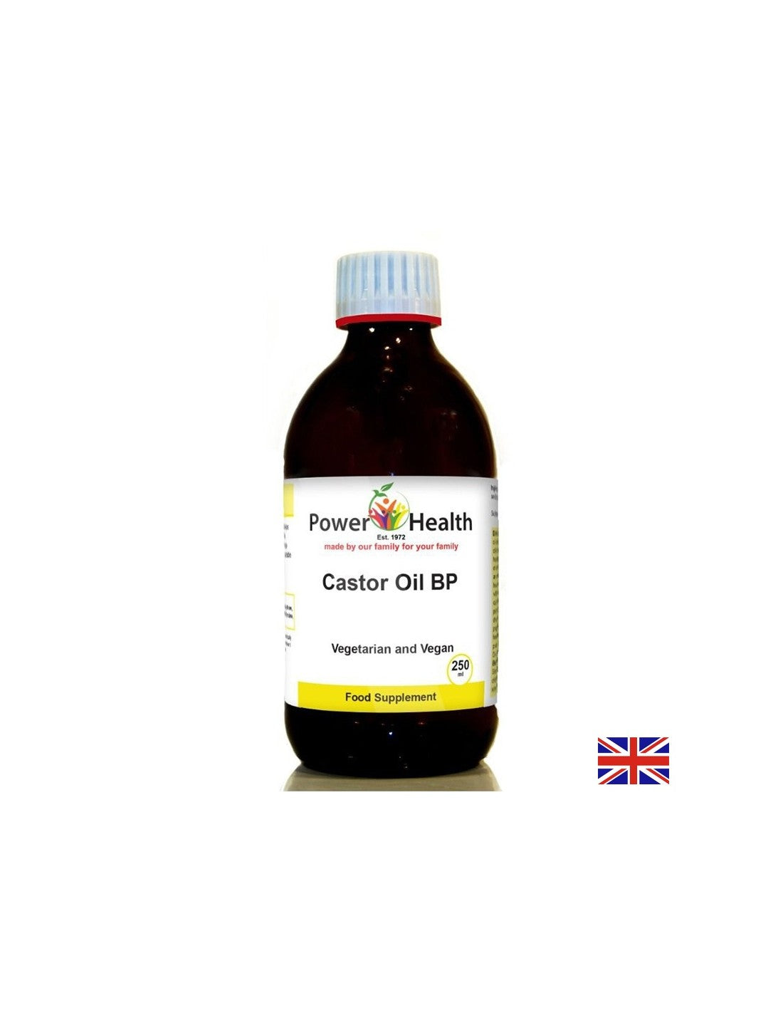 Cheveux et peau - Huile de ricin pressée à froid, 250 ml