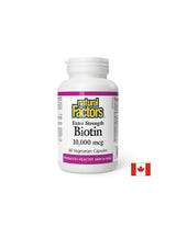 Cheveux, peau et ongles - biotine, 10000 µg x 60 V capsules