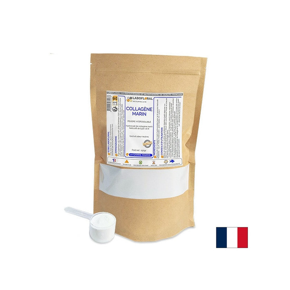 Cheveux, peau et articulations saines - Collagène marin hydrolysé Naticol® (Type I, III), 250 g de poudre