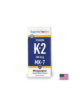 Os et système cardiovasculaire - vitamine K2 (MK-7), 100 µg x 60 comprimés sublinguaux