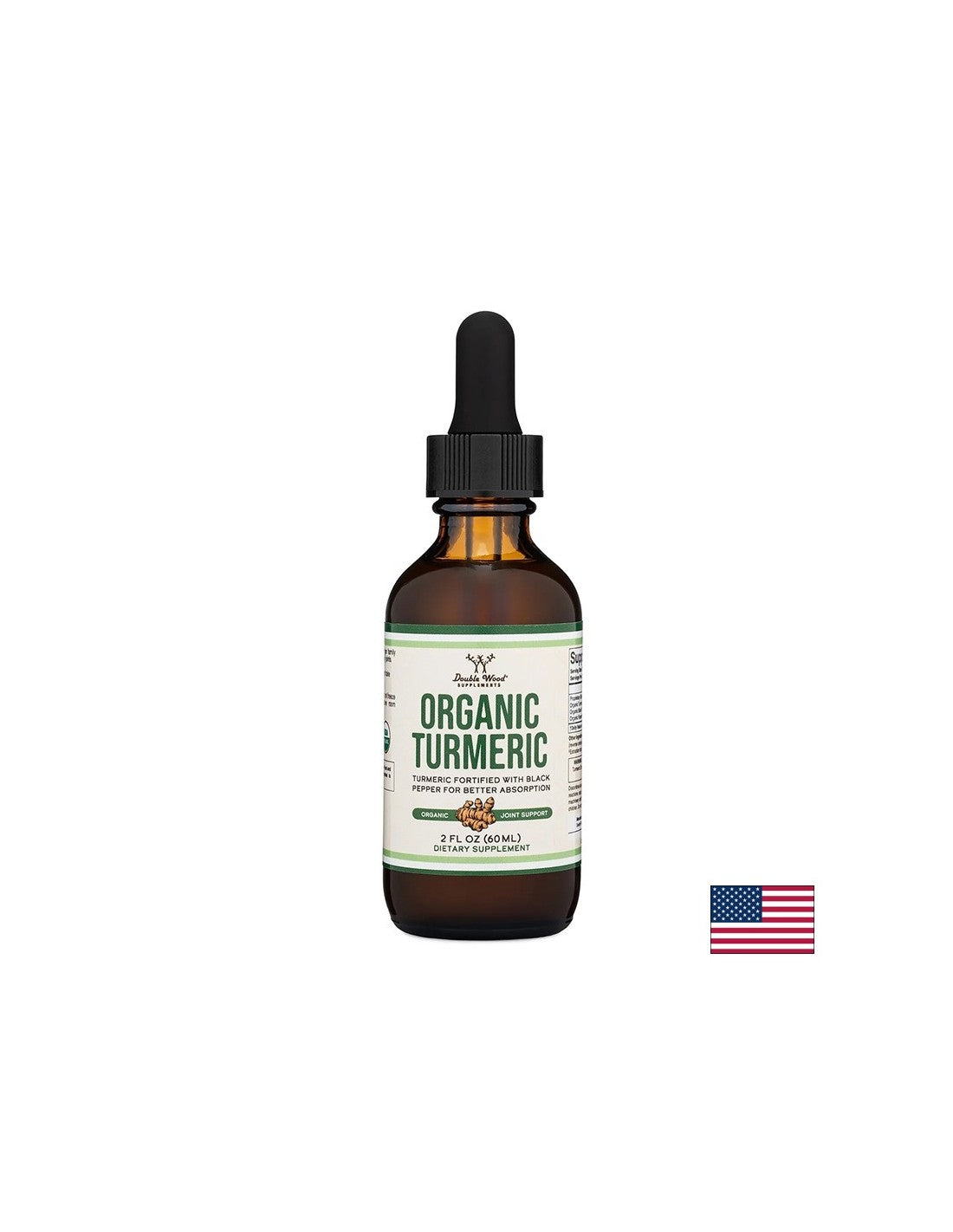 Offs et articulations - Curcuma + poivre noir, gingembre, romarin, cannelle et sauge, 60 ml de gouttes