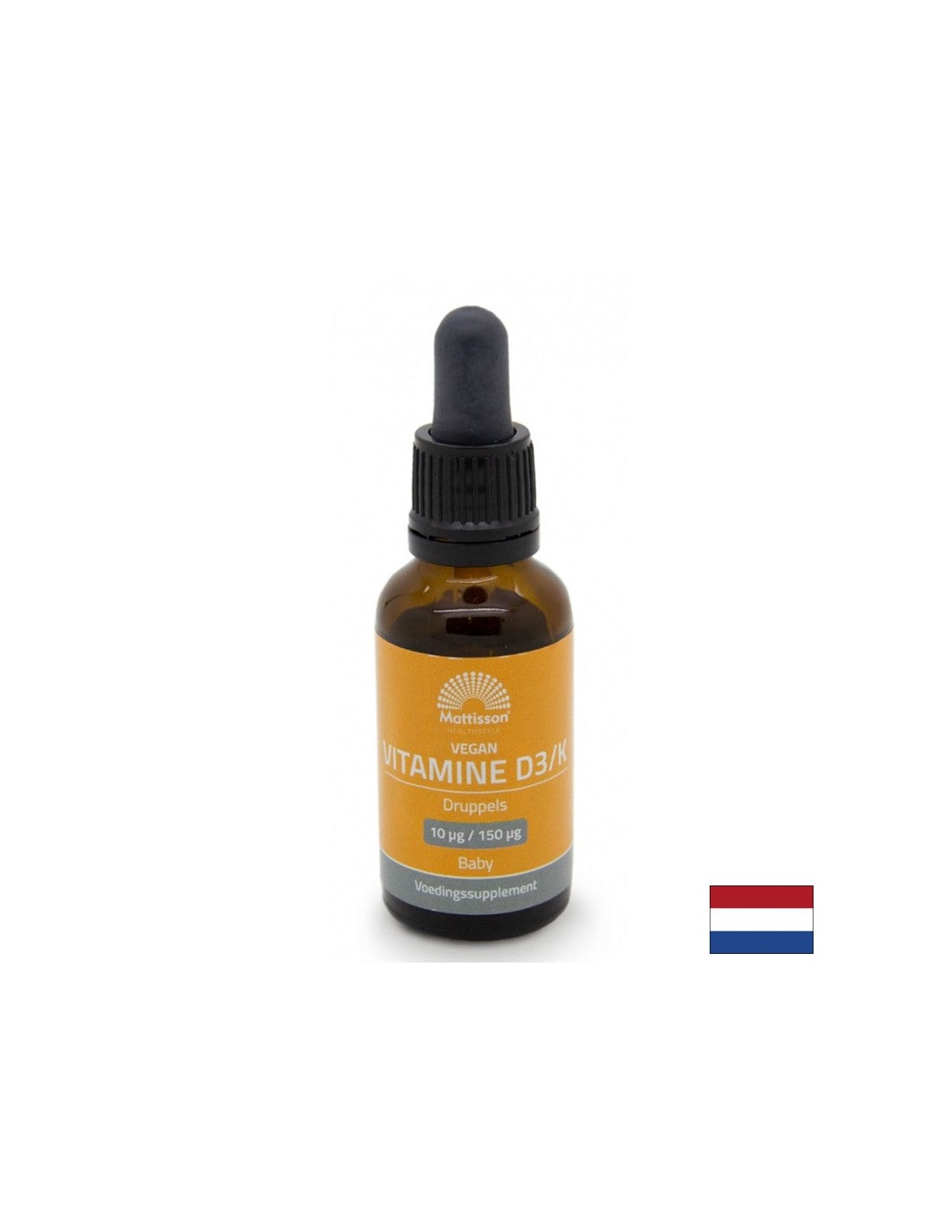 Os et dents - vitamine D3 k2 (pour les enfants) végétalien, 10 mcg/150 mcg x 25 ml de gouttes
