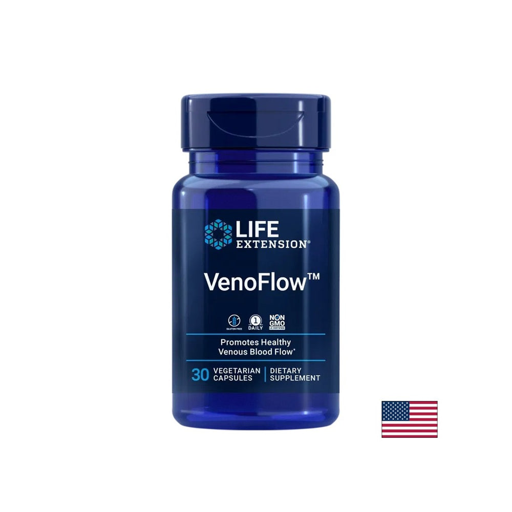 Vessels sanguins - Venoflow ™ Pycnogenol + Nattokinase, 30 capsules