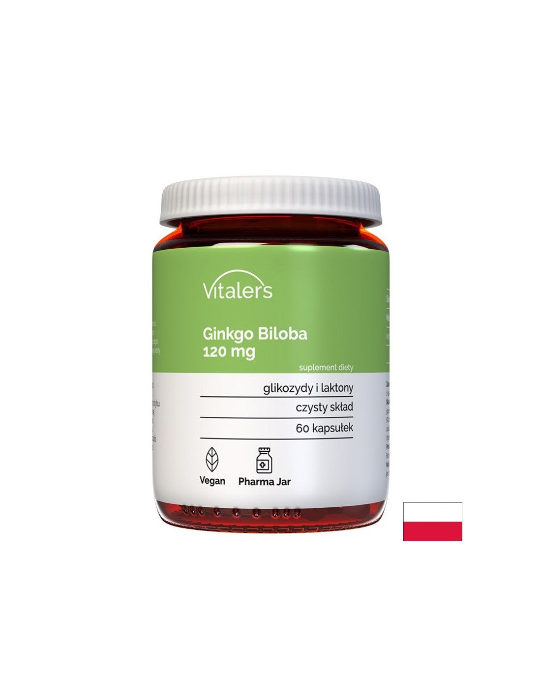 Circulation sanguine et fonction du cerveau - Ginkgo biloba, 120 mg x 60 capsules