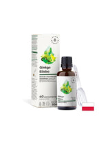 Circulation et fonction cérébrale - Ginkgo Biloba, 50 ml <tc>Aura Herbals</tc>