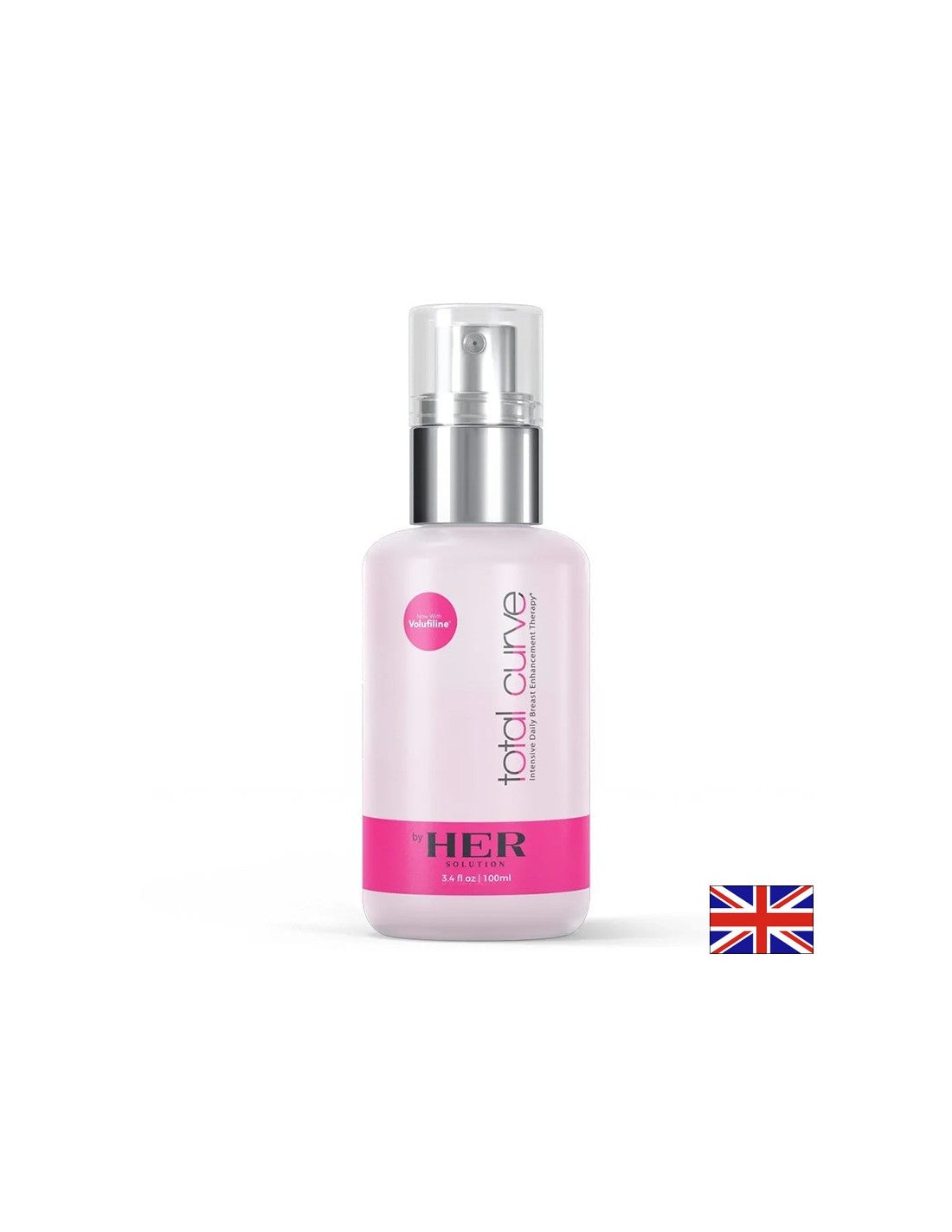 Courbe totale de courbe et d'élargissement de la crème, 100 ml