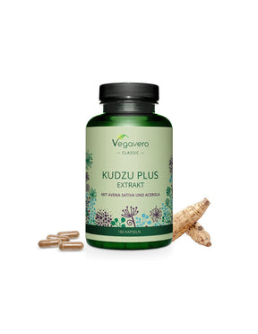 Kudzu Plus Extrakt - Kudzu plus Oats and Acerola, 180 capsules - Nutra Best Europe
