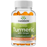 Curcuma avec gummies au gingembre - paradis tropical 60 gummies