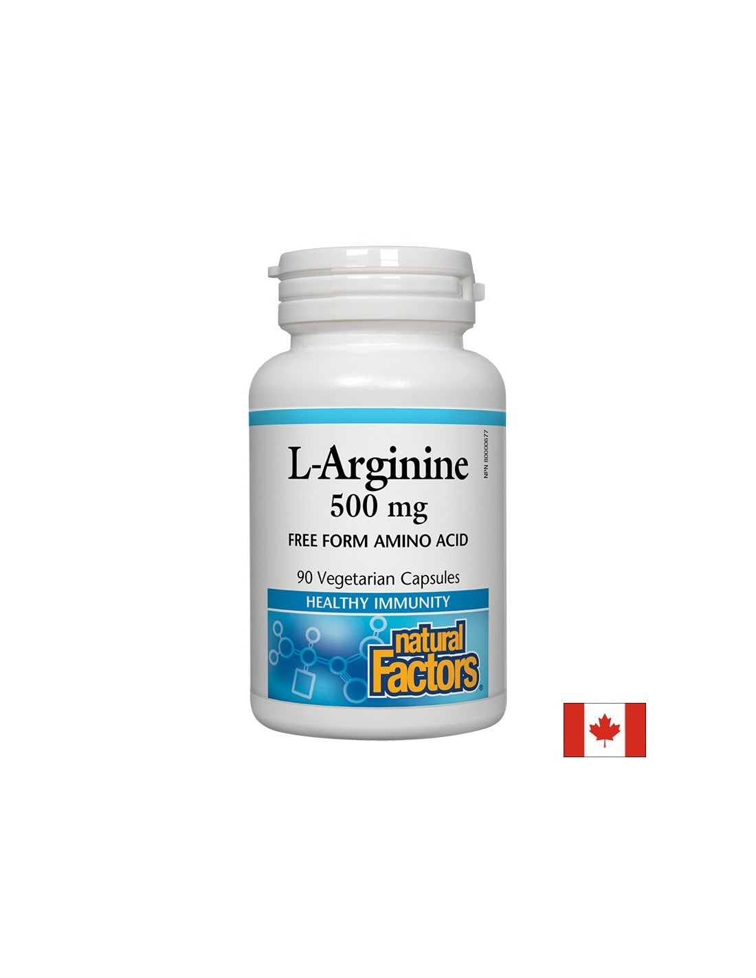L-arginine 500 mg - 90 capsules