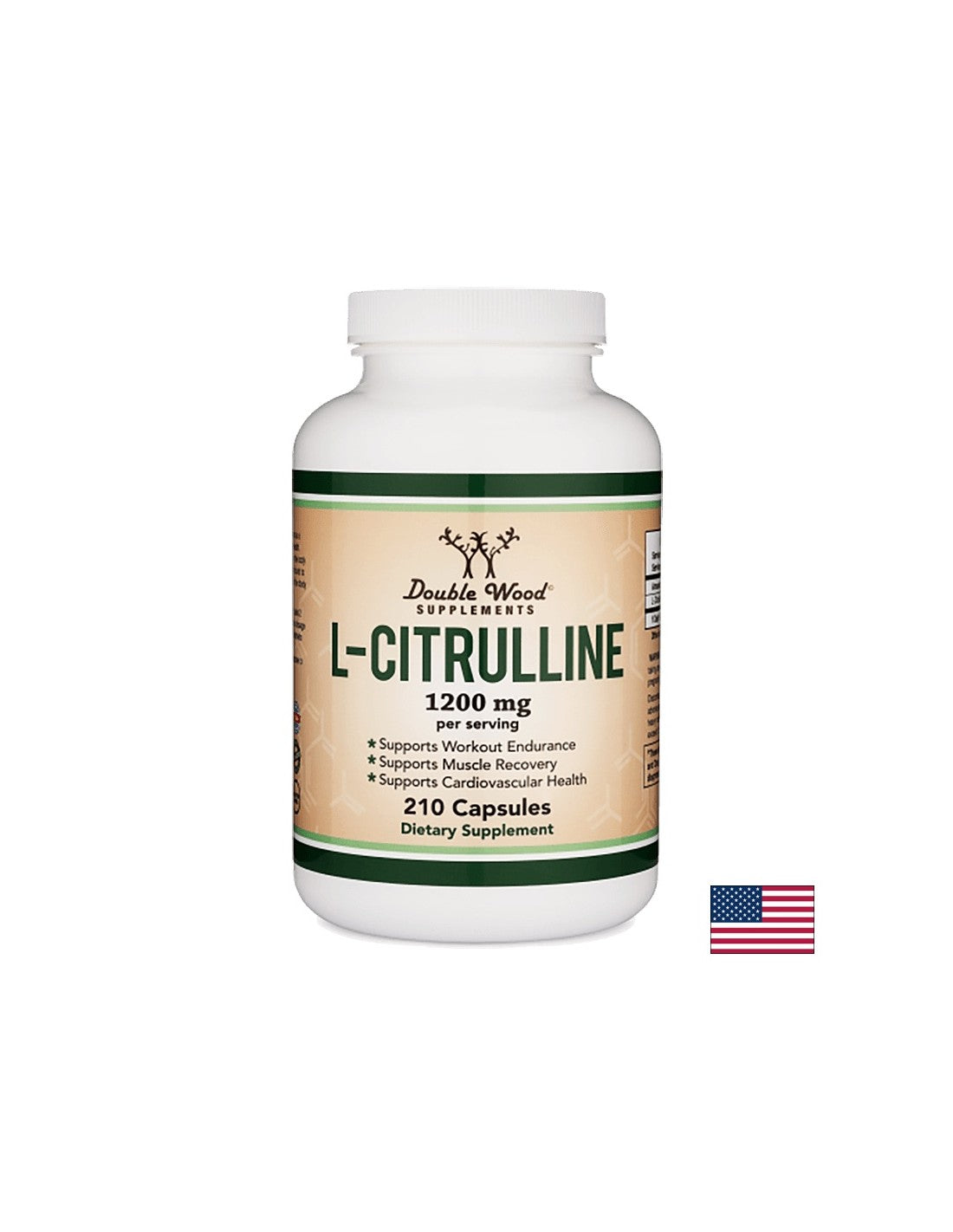 L-citrulline/L-citrulline, 210 gélules <tc>Double Wood</tc>