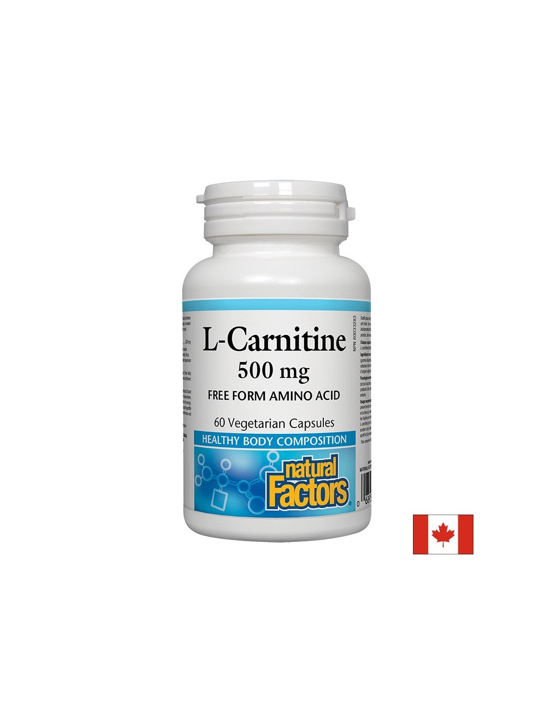 L-carnitine 500 mg - 60 capsules
