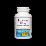 Herpès simplex, ostéoporose et santé cardiaque – L-lysine 500 mg, 90 gélules <tc>Natural Factors</tc>