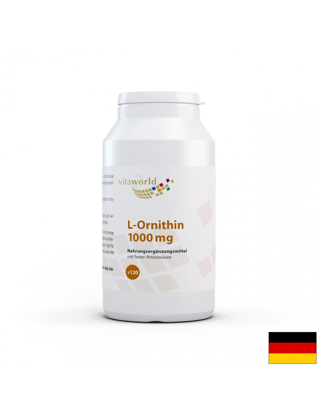 L-Ornithine/L-Ornithine 1000 mg, 120 comprimés