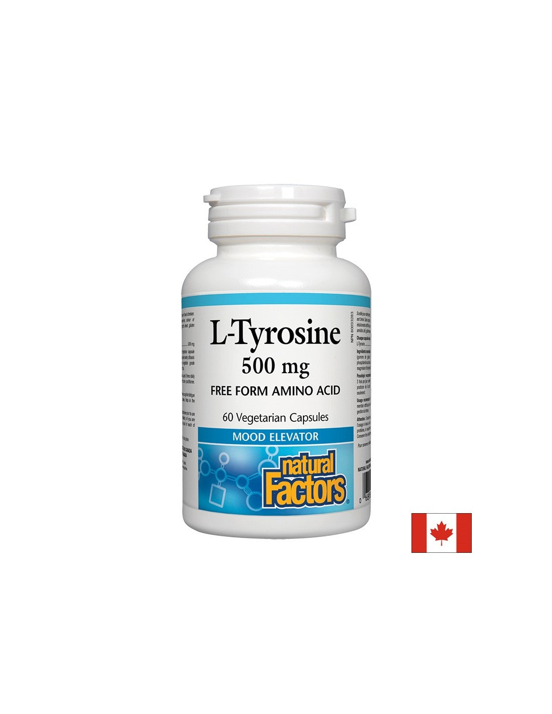 L-Tyrosine 500 mg - 60 capsules