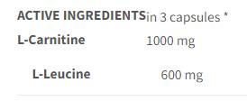 L-Carnitine Pro | avec leucine - 120 capsules