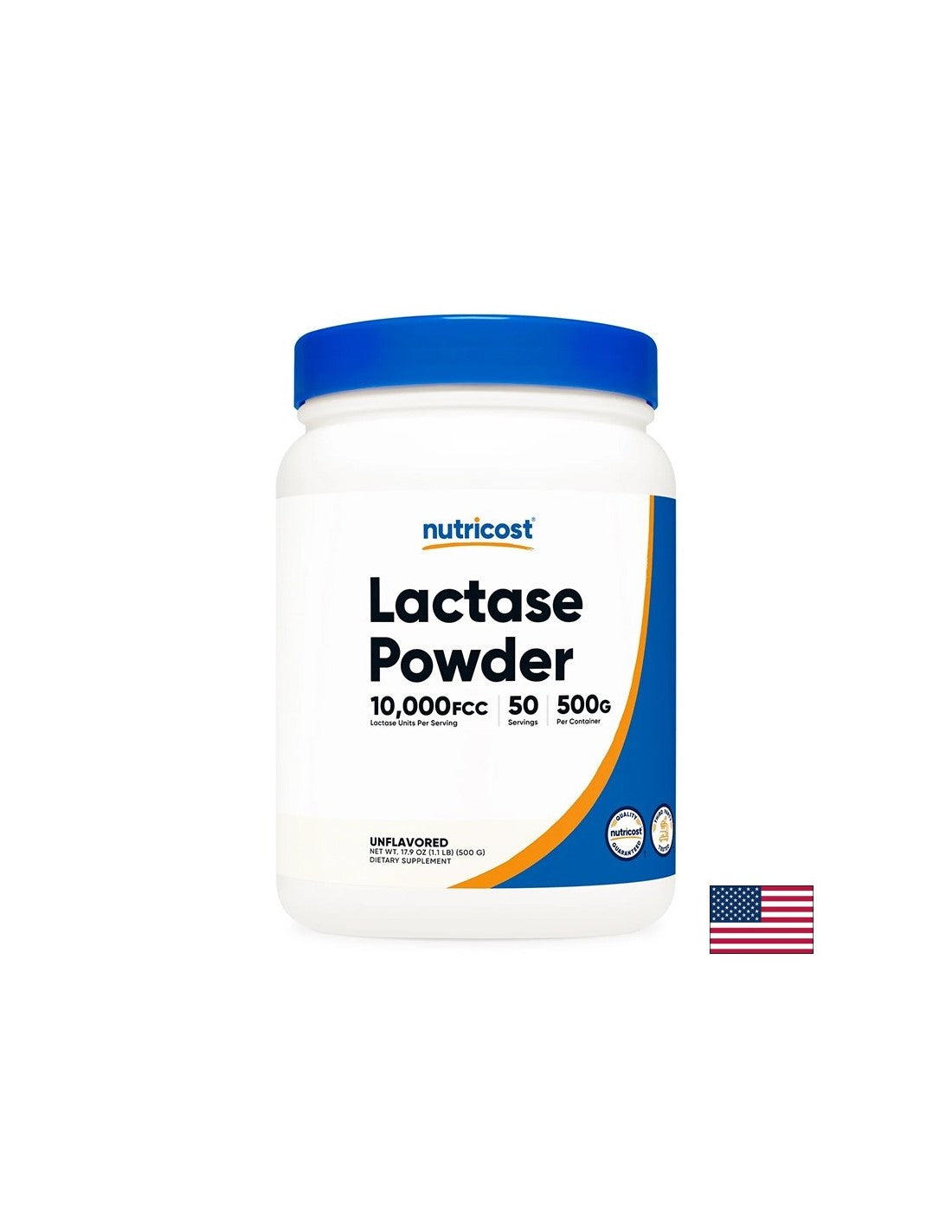Lactase - prend en charge la digestion au lactose, 500 g de poudre