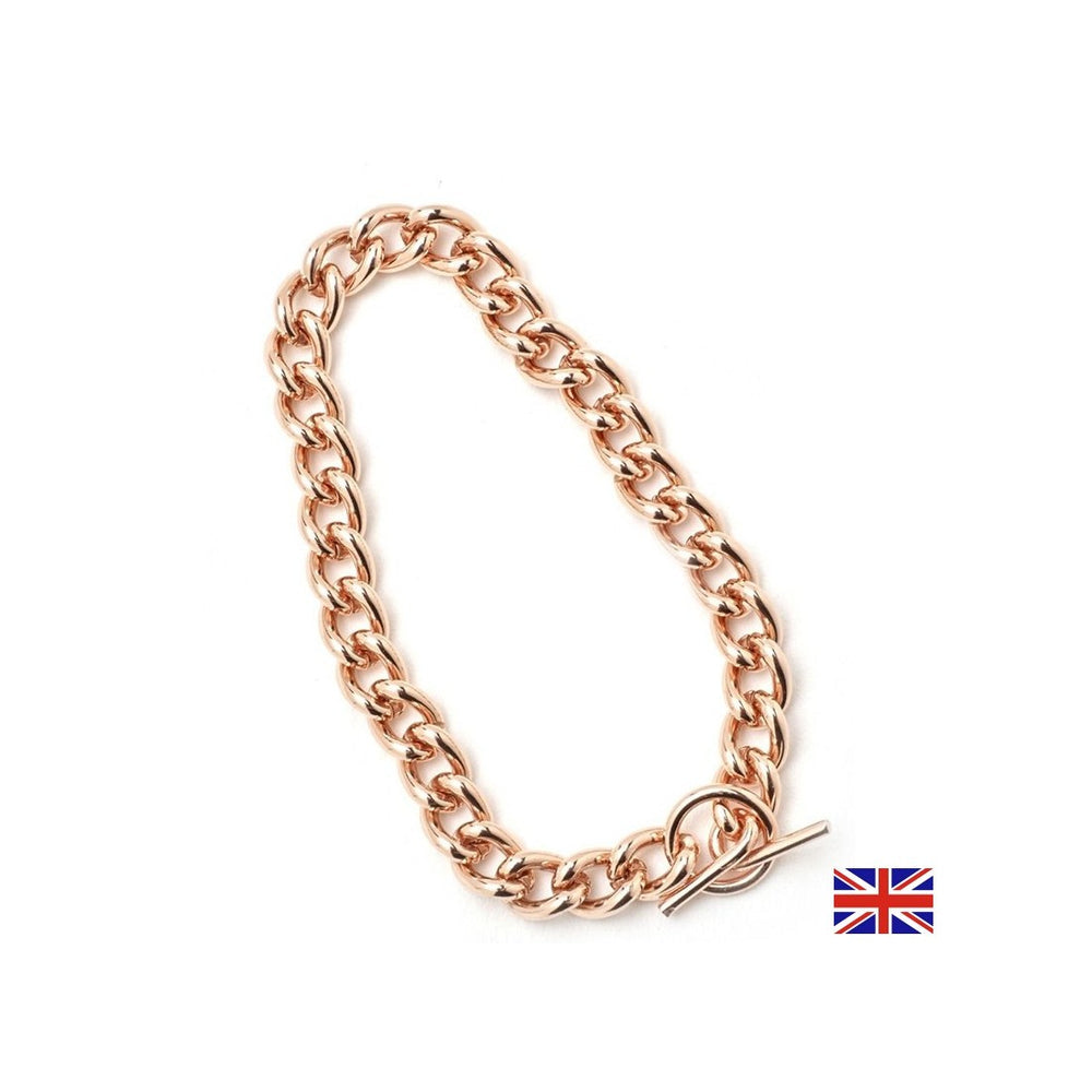 Bracelet à chaîne de cuivre légère - pour douleurs articulaires, taille m, 19 cm