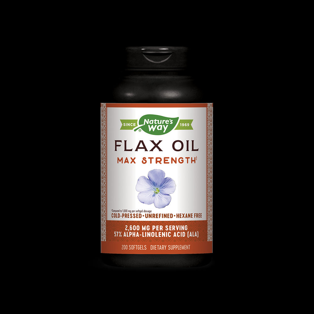 Huile de lin 1300 mg 57% Ala - 200 softgels