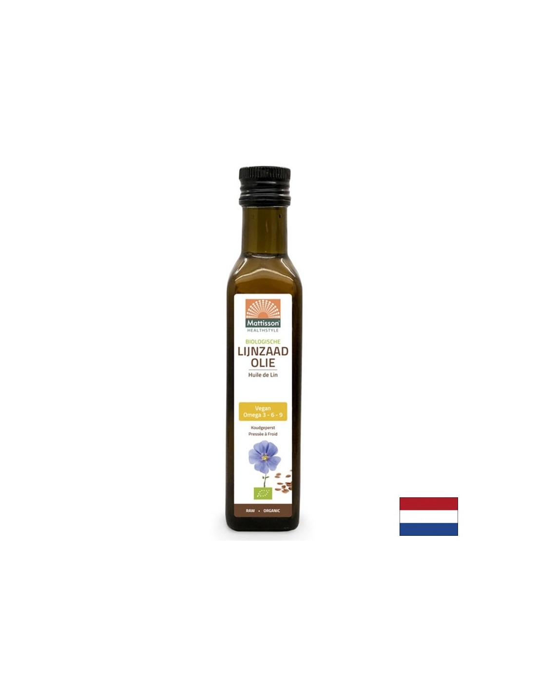 Huile de lin (pressé à froid, biologique), 250 ml