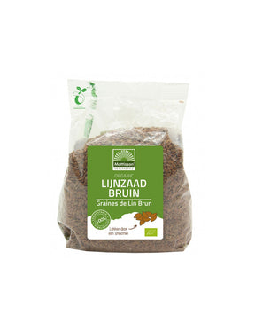 Flaxseed (whole grains) Organic, 400 g - Nutra Best Europe