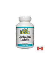 Lécithine non blanchie 1200 mg - 180 capsules de gel