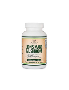 Lion's Mane Mushroom - Lion's mane, 120 capsules Double Wood - Nutra Best Europe