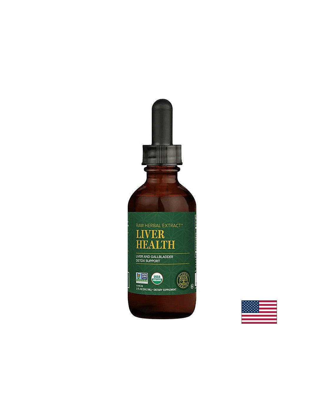 LIVATREX® Soutien du foie Support à base de plantes Raw Extrait ™/Herbal Mélange pour le foie et la vésicule biliaire, 59,2 ml de guérison mondiale