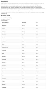 VitaandMinerals | Vitamines et minéraux effervescents 20 comprimés solubles
