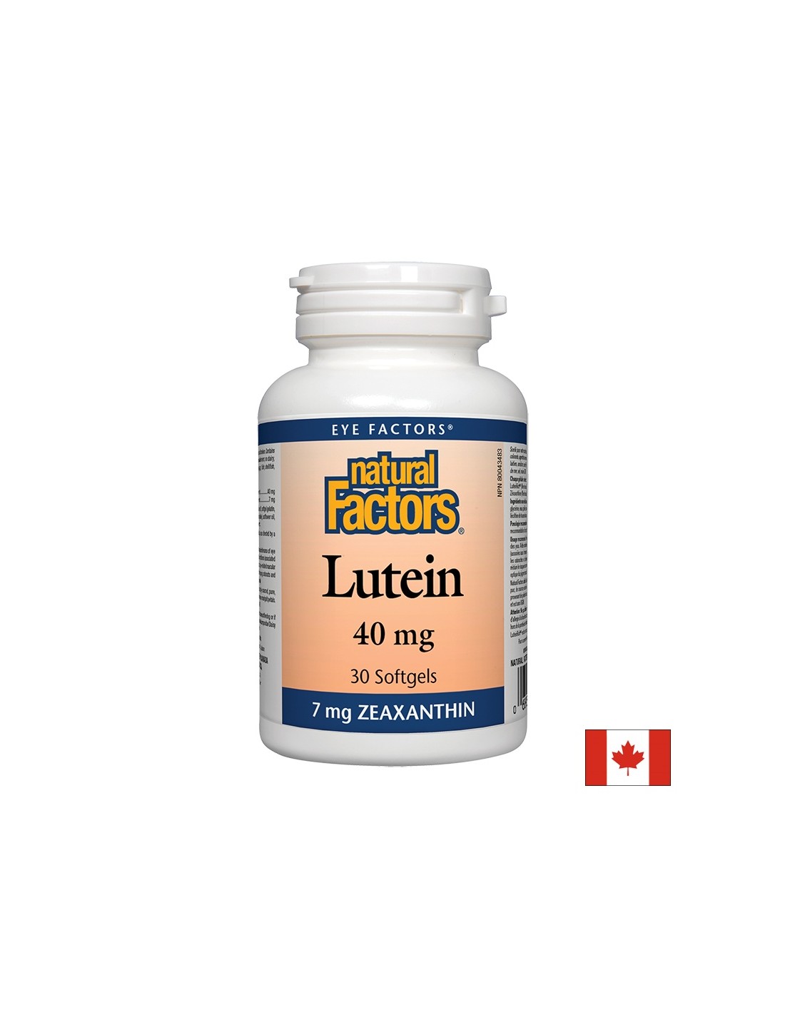Lutéine 40 mg/30 softgels - 0
