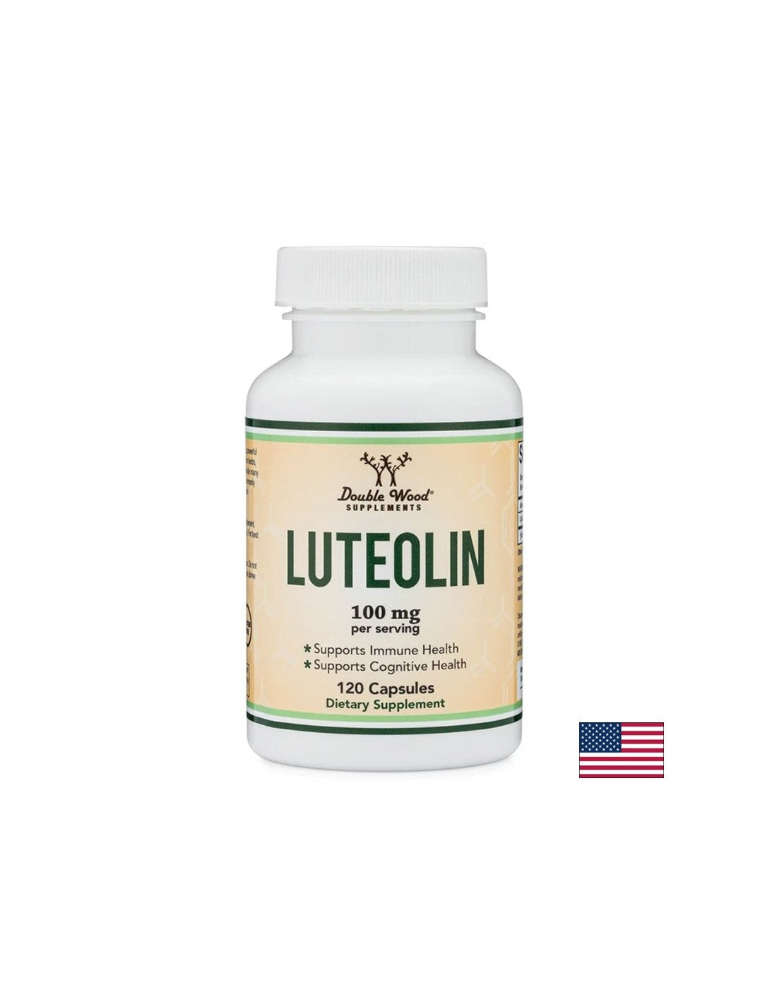 Lutéoline - Lutéoline 100 mg, 120 gélules <tc>Double Wood</tc>