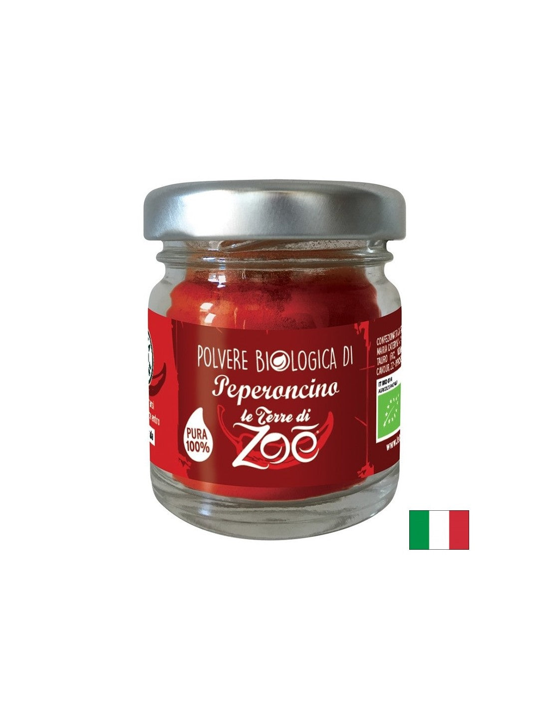 Flocons de poivron rouge bio, 100 g