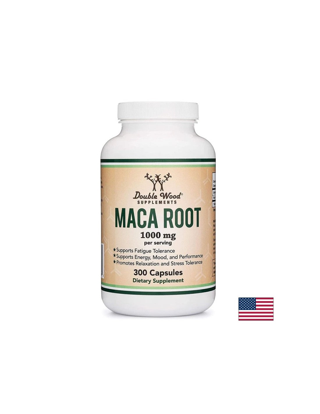 Racine de Maca - Racine de Maca, 300 capsules <tc>Double Wood</tc>