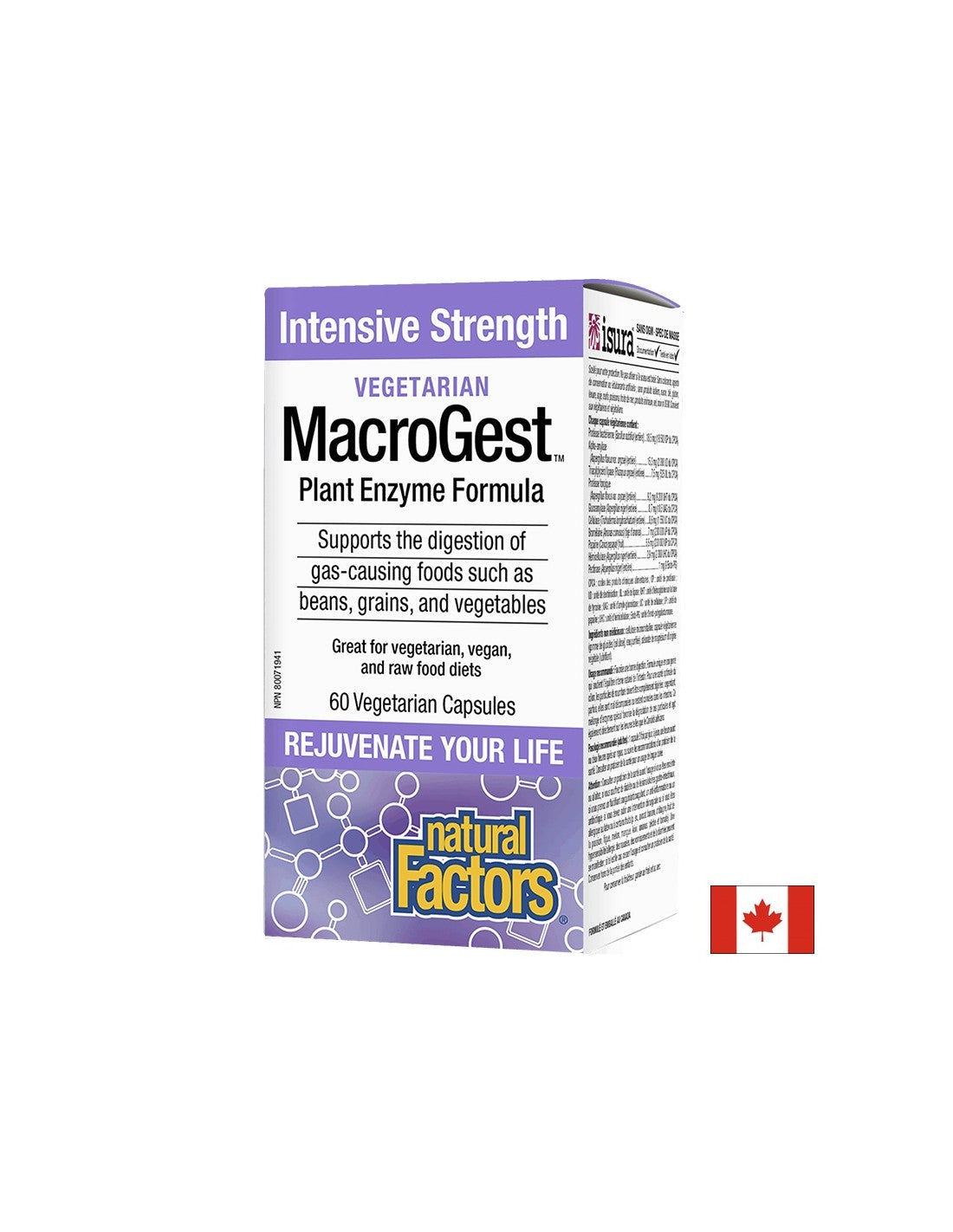 Formule enzymatique de la plante Macrogest ™ - 60 capsules