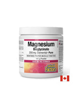Magnésium (bisglycinate), 200 mg x 120 g de poudre