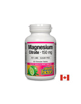 Citrate de magnésium 150 mg - 60 comprimés à croquer