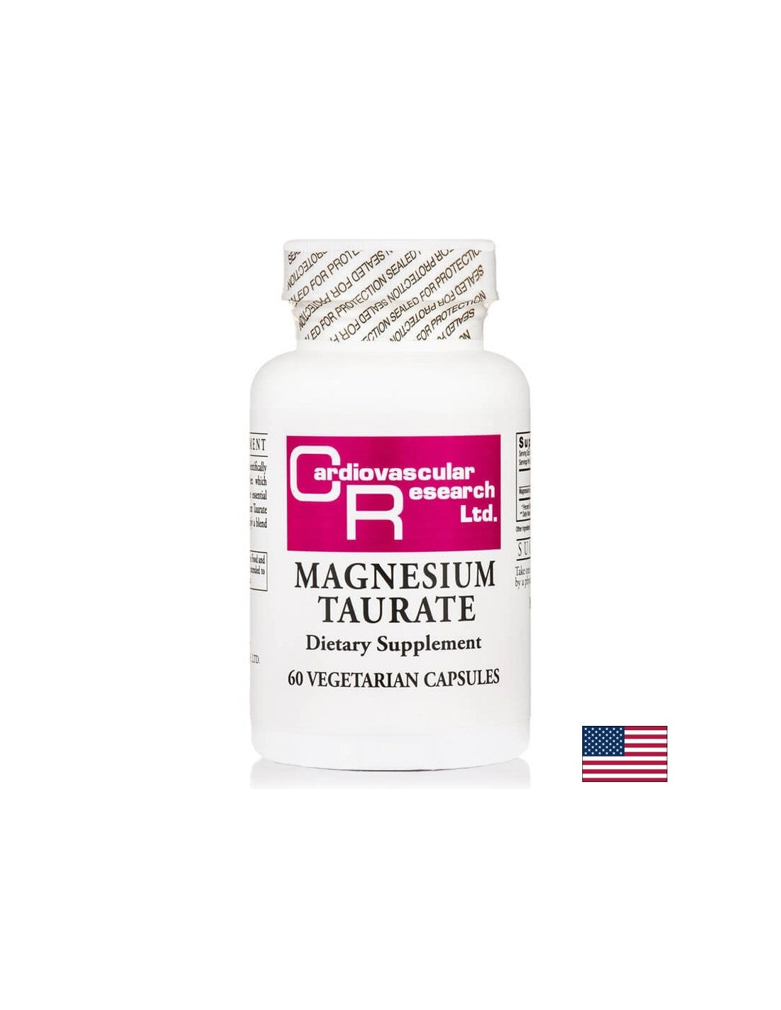 Magnésium (taurate) - système nerveux, fonction cardiovasculaire, santé musculaire, 60 capsules