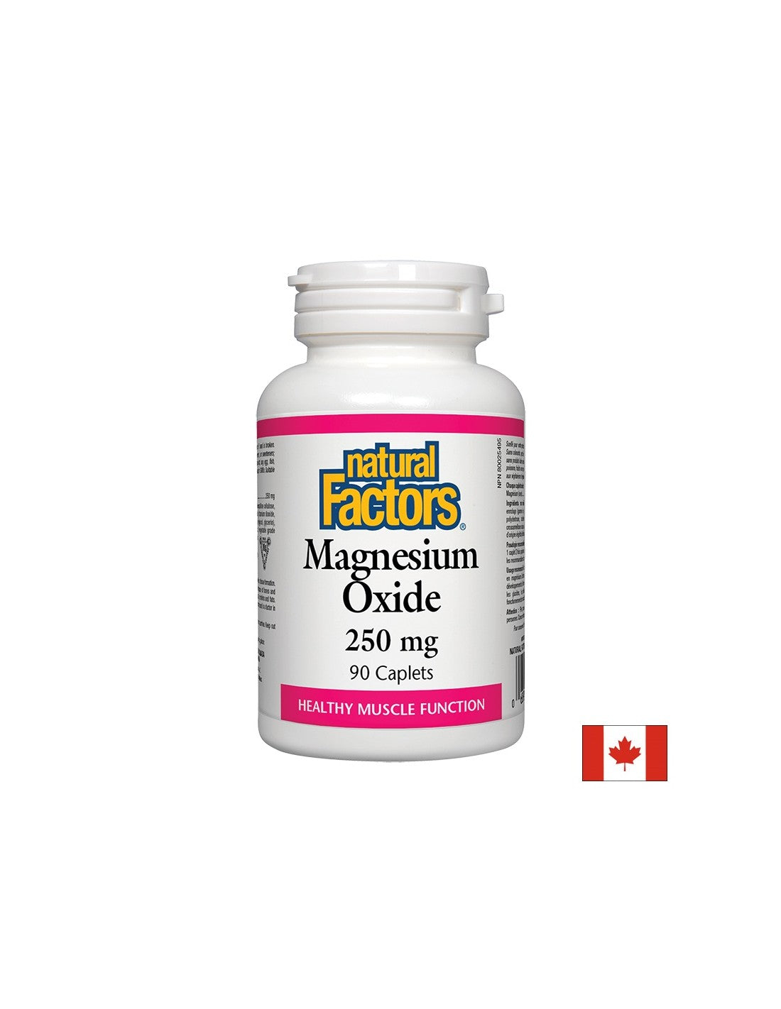 Oxyde de magnésium 250 mg - 90 capsules