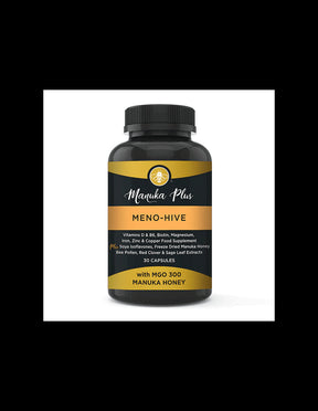 Manuka Plus Meno-Hive with MGO 300 - Manuka Honey - Menopause formula with manuka honey MGO 300, 30 capsules - Nutra Best Europe
