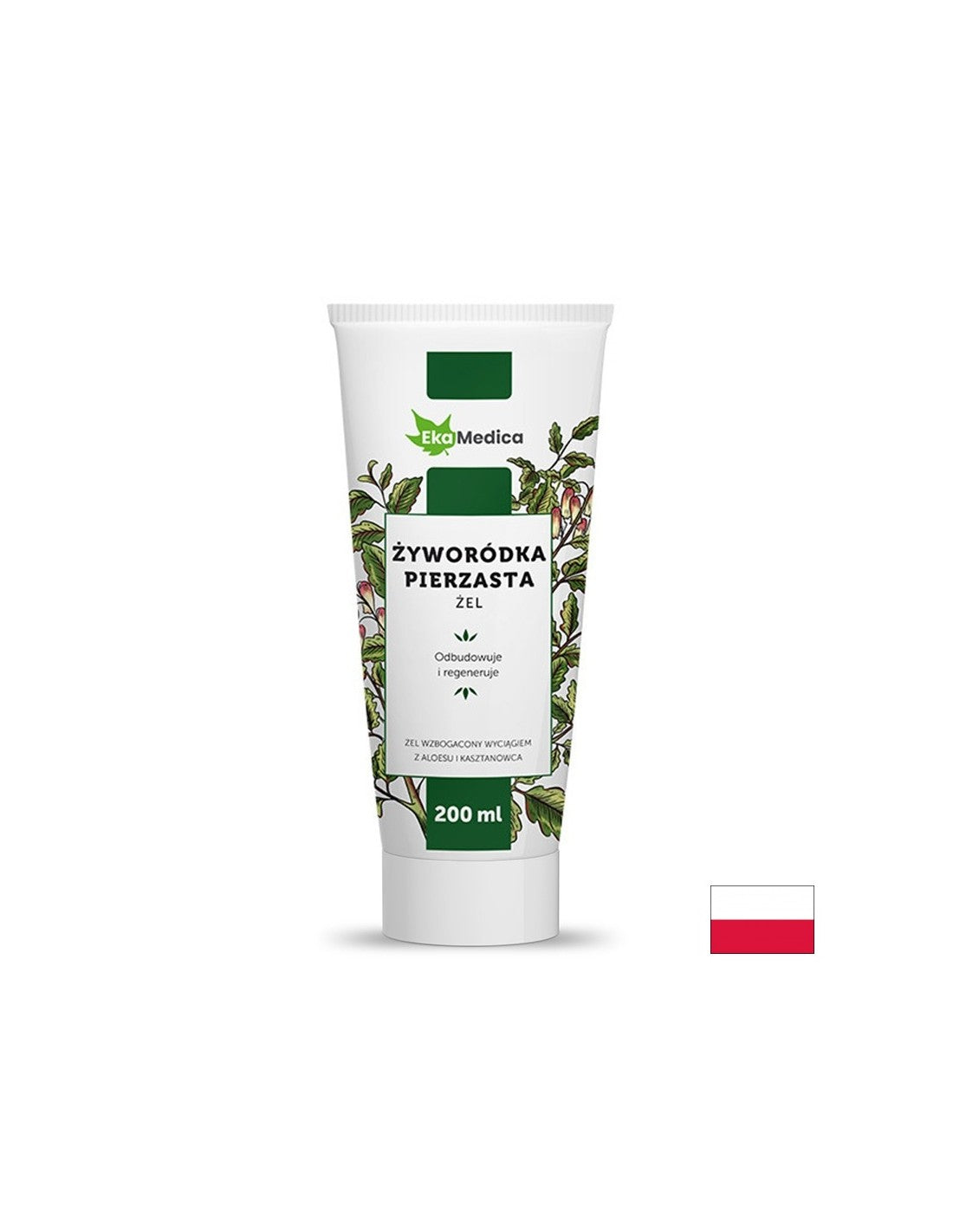 Gel de massage avec extrait de kalanchoe et aloe vera, 200 ml