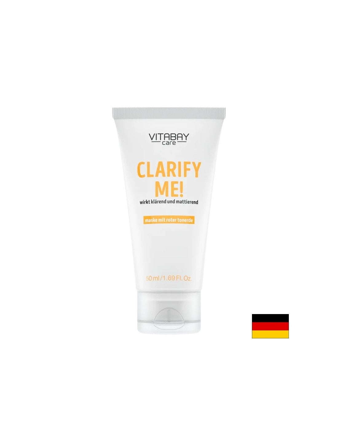 Masque facial avec de l'argile rouge et du citron vert me clarifie, 50 ml