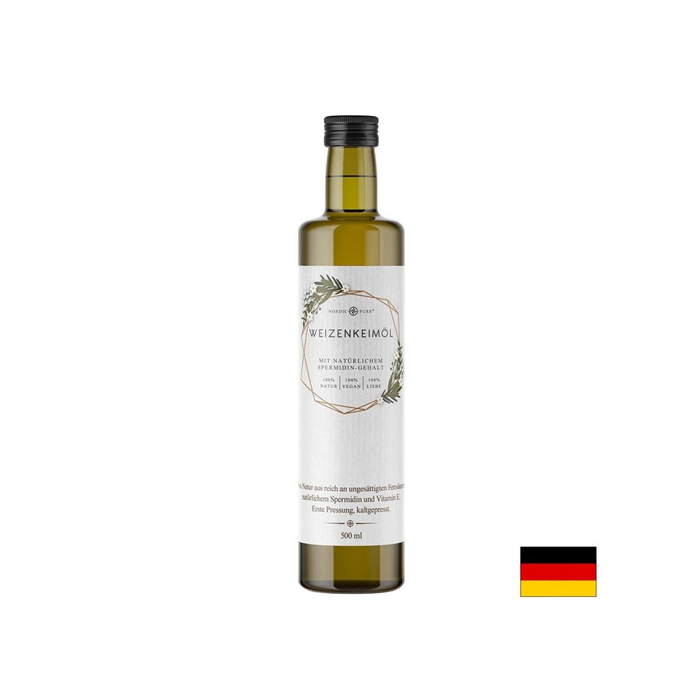 Huile de germe de blé, pressée à froid (vitamine E pure), 500 ml