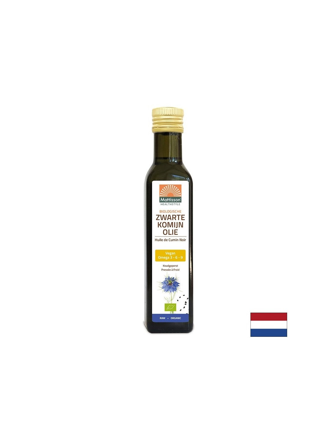 Huile de graines de cumin noir (bio à froid), 250 ml