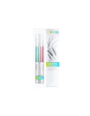 MED Nagelhärter Duo-Set - Set of nail strengthener duo with calcium and biotin, 2 x 2 ml Vitabay - Nutra Best Europe